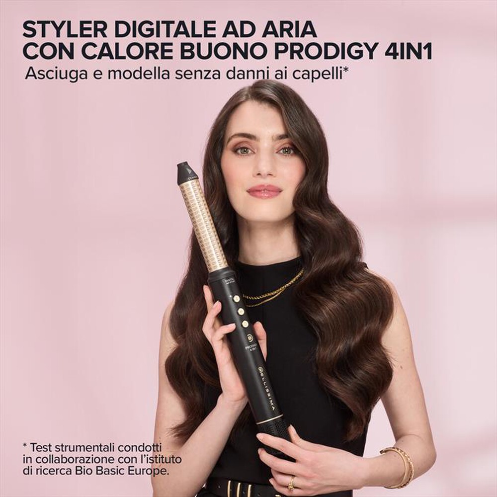Immagine del prodotto BELLISSIMA IMETEC - STYLER AD ARIA DIGITALE PRODIGY 4IN1-Black Matt, Gold
