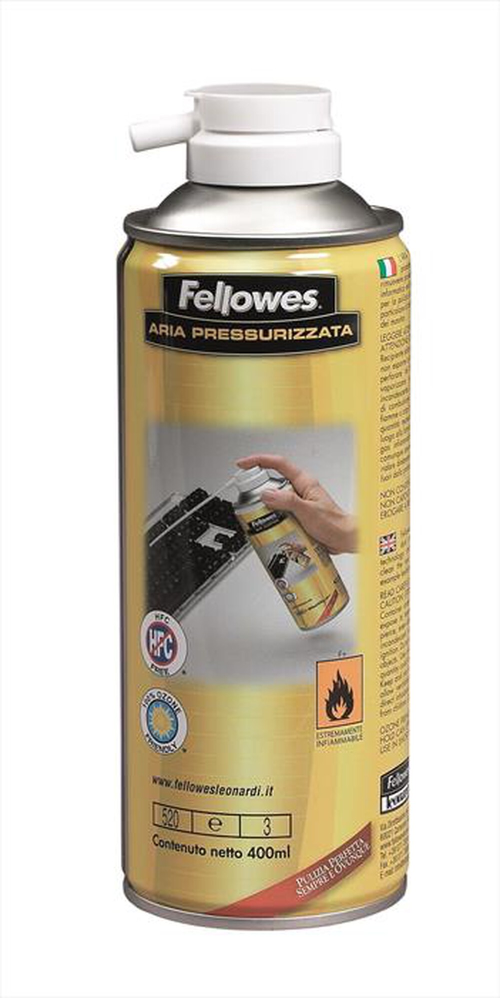 Immagine del prodotto FELLOWES - Aria pressurizzata 400ml-Giallo