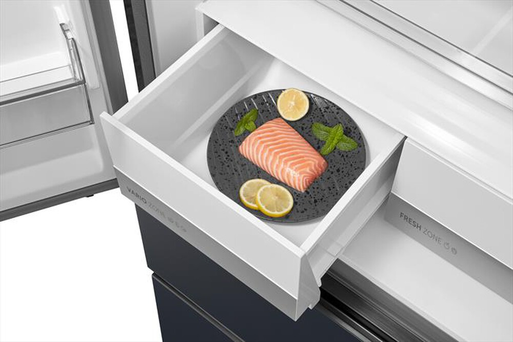 Immagine del prodotto MIDEA - Frigorifero 4 porte MDRF600BIE70 Classe E 435lt-Vetro, Grigio