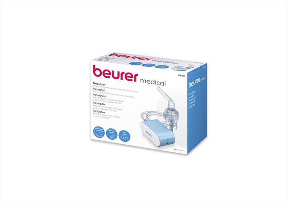Immagine del prodotto BEURER - IH 60 Aerosol piccolo e silenzioso-Azzurro e bianco
