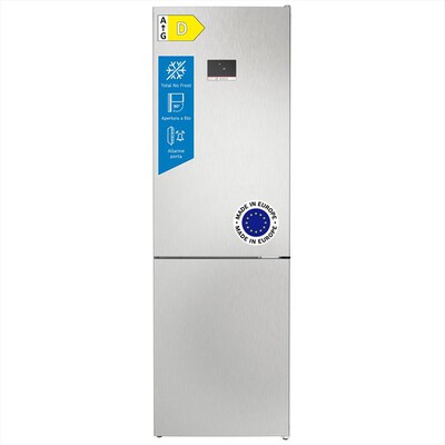 BOSCH - Frigorifero Combinato KGN367LDF Classe D 186x60 cm-Metal look