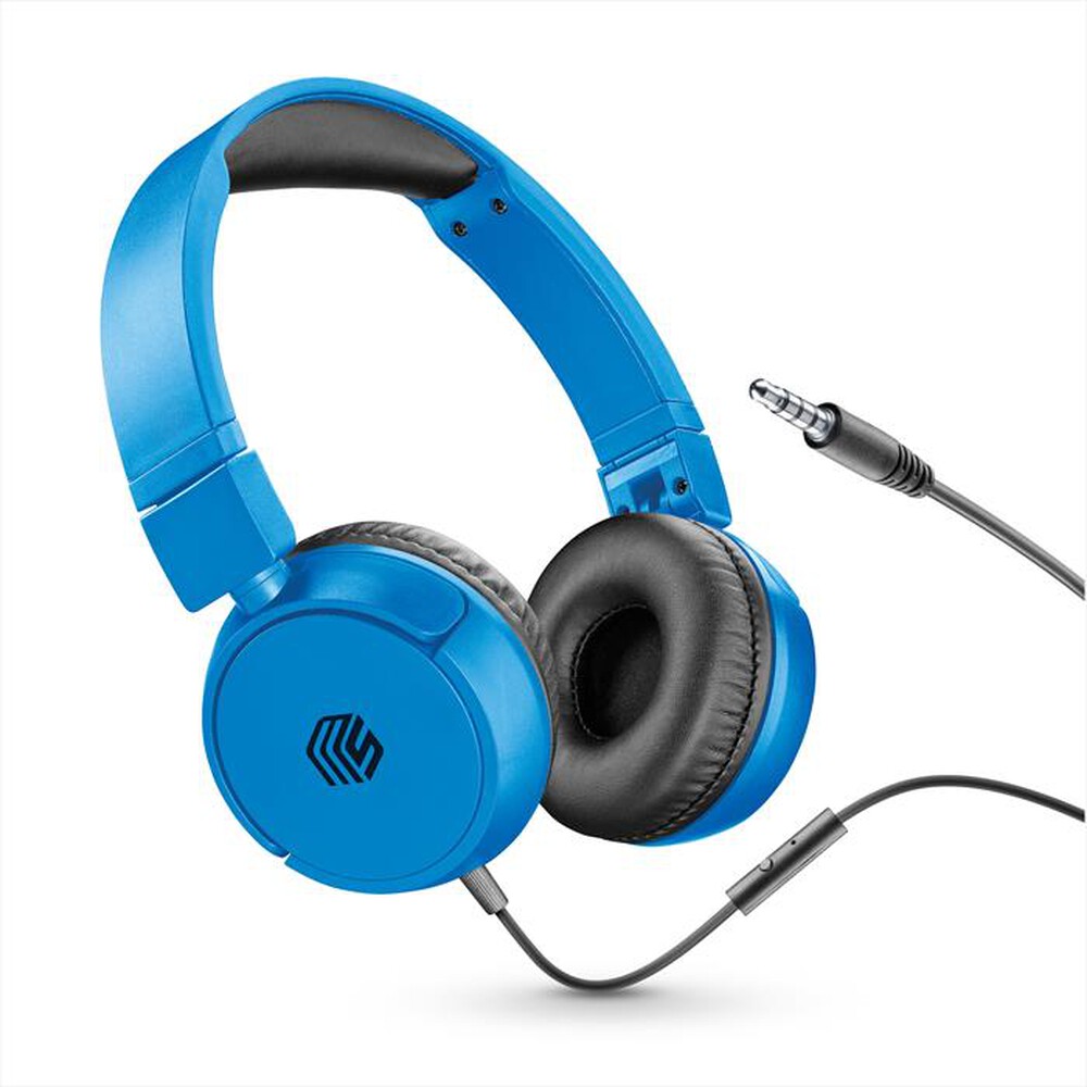 Immagine del prodotto CELLULARLINE - Cuffie a padiglione chiuso MUSICSOUNDFULLCB-Blu