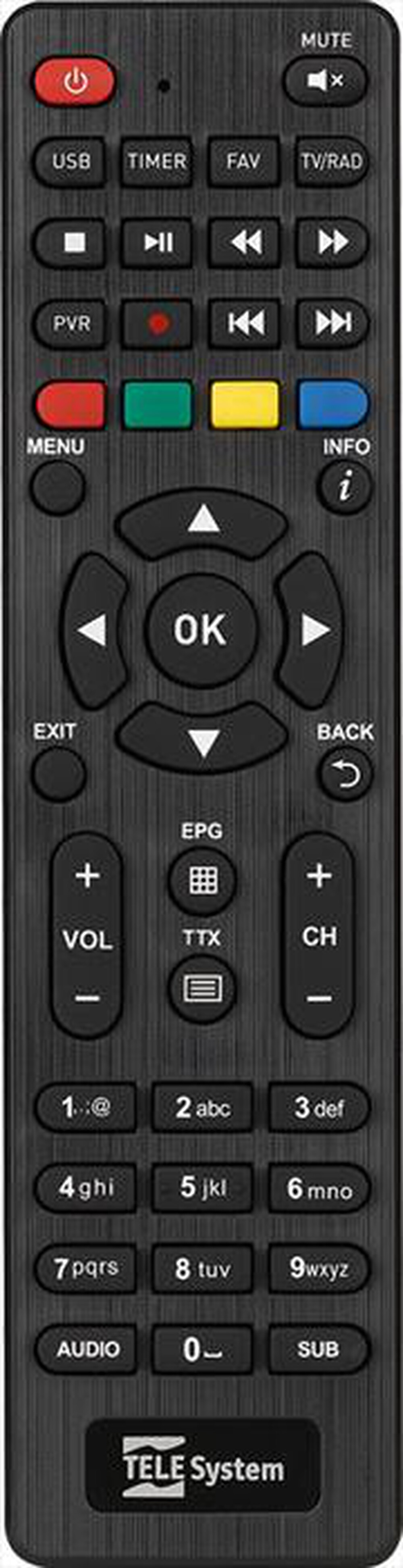 Immagine del prodotto TELESYSTEM - TS6816 DTT HD HDR HLG T2 HEVC 10 BIT-Black