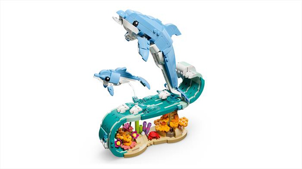 Immagine del prodotto LEGO - CREATORE 3IN1 Animali marini: delfini - 31385-Multicolore