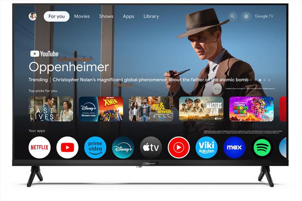 SHARP - Smart TV Q-LED FHD 32" 32GF3265E-Nero