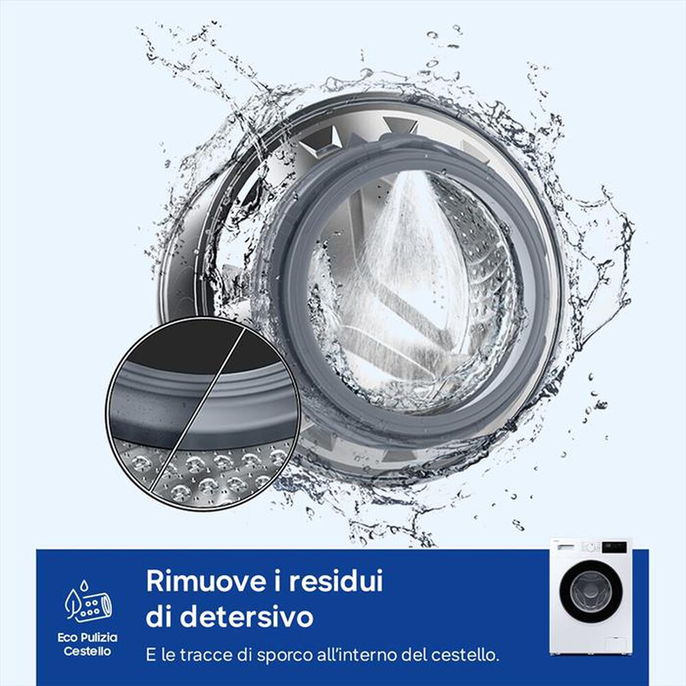 Immagine del prodotto SAMSUNG - Lavatrice WW80FG3M05AWET 8 Kg Classe A-Bianco