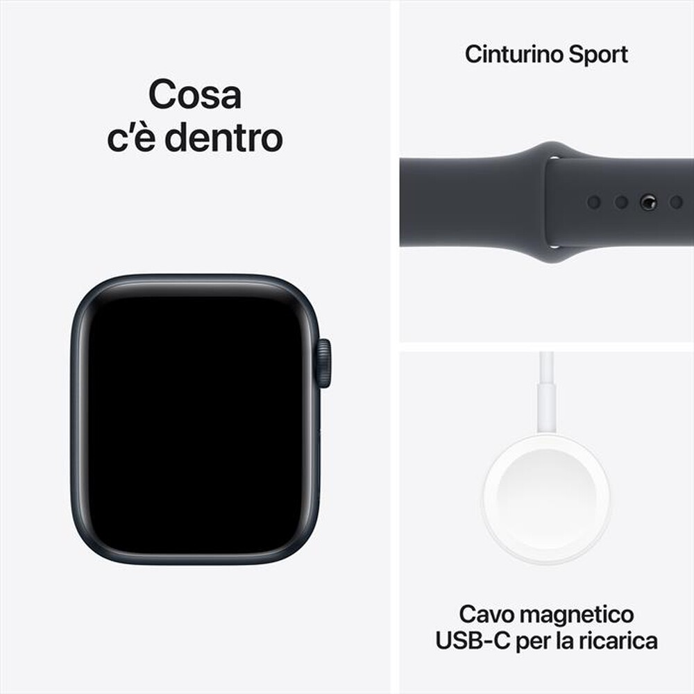 Immagine del prodotto APPLE - Watch SE GPS + Cellular 44mm Cassa Alluminio-Midnight Sport Band Midnight L