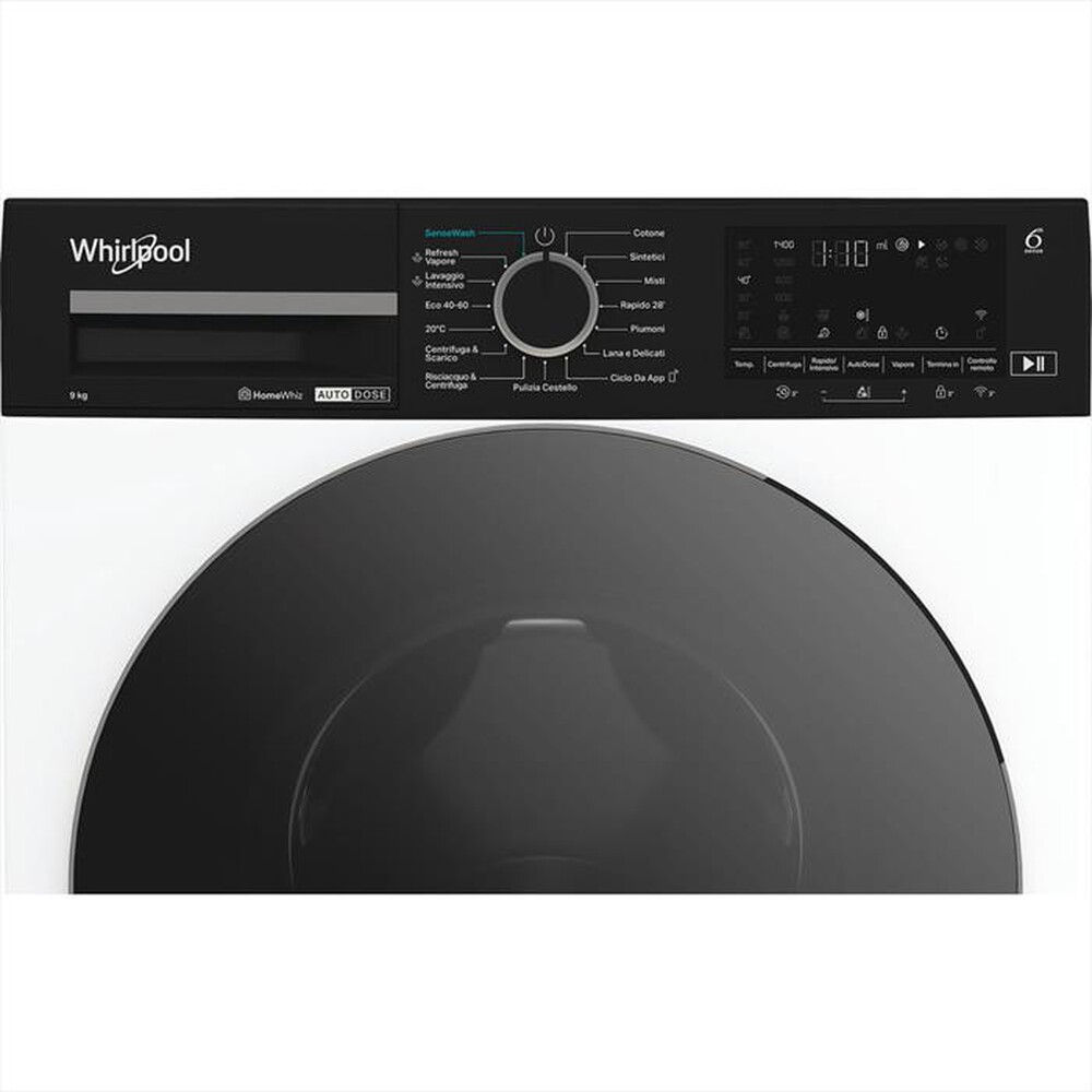 Immagine del prodotto WHIRLPOOL - Lavatrice WPM99WADSIT 9Kg Classe A-Bianco