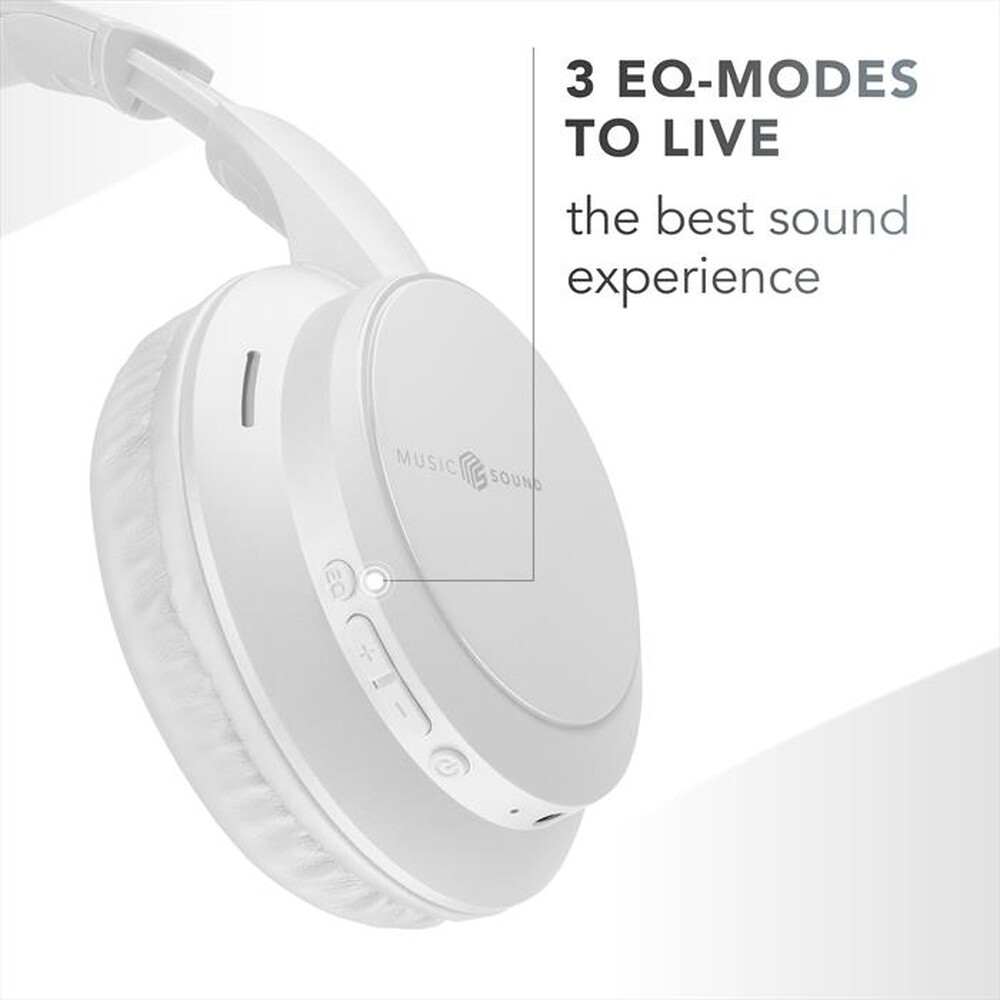 Immagine del prodotto MUSIC SOUND - Cuffie a padiglione chiuso BOOST-White