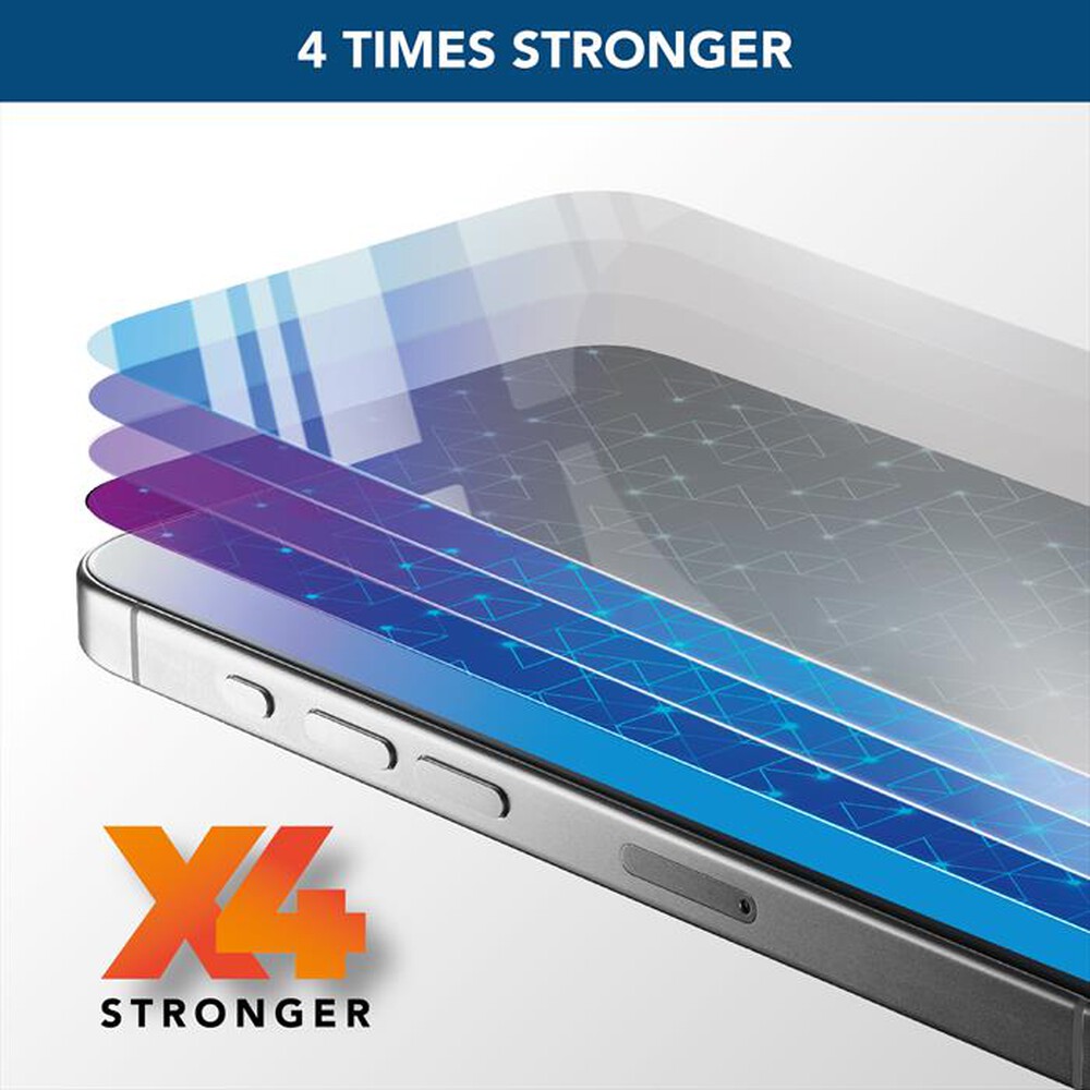 Immagine del prodotto CELLULARLINE - Pellicola ANTIBLUE XTREME GLASS iPhone 16 Plus-Trasparente