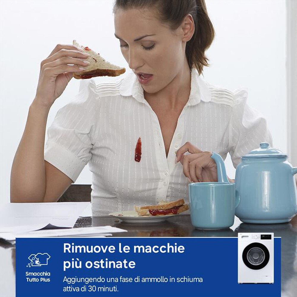 Immagine del prodotto SAMSUNG - Lavatrice WW80FG3M05AWET 8 Kg Classe A-Bianco