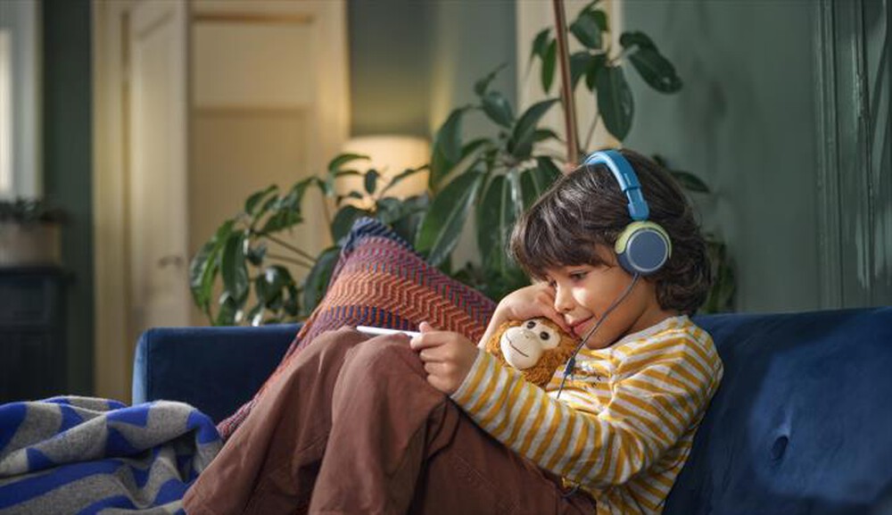 Immagine del prodotto PHILIPS - Cuffie on-ear cablate per bambini TAK2000CT/00-Ottanio cristallizzato