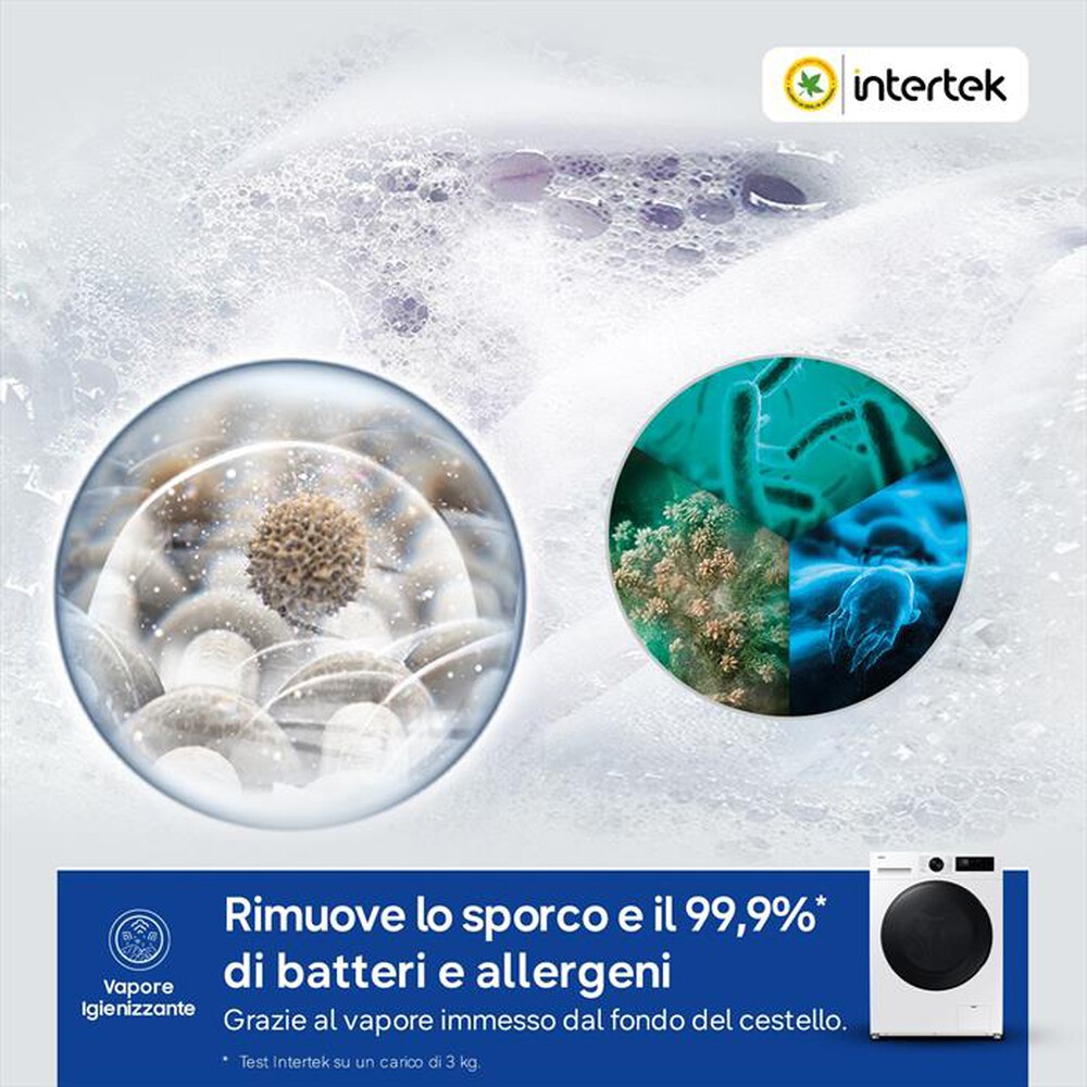 Immagine del prodotto SAMSUNG - Lavasciuga WD90DG5G34BEET 9/5Kg Classe A/E-bianca con obl&ograve; display nero