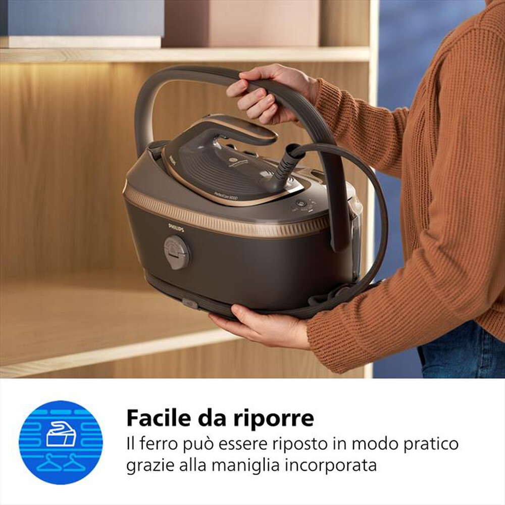 Immagine del prodotto PHILIPS - Sistema stirante PERFECTCARE SERIE 8000 PSG8200/80-Grigio/Oro
