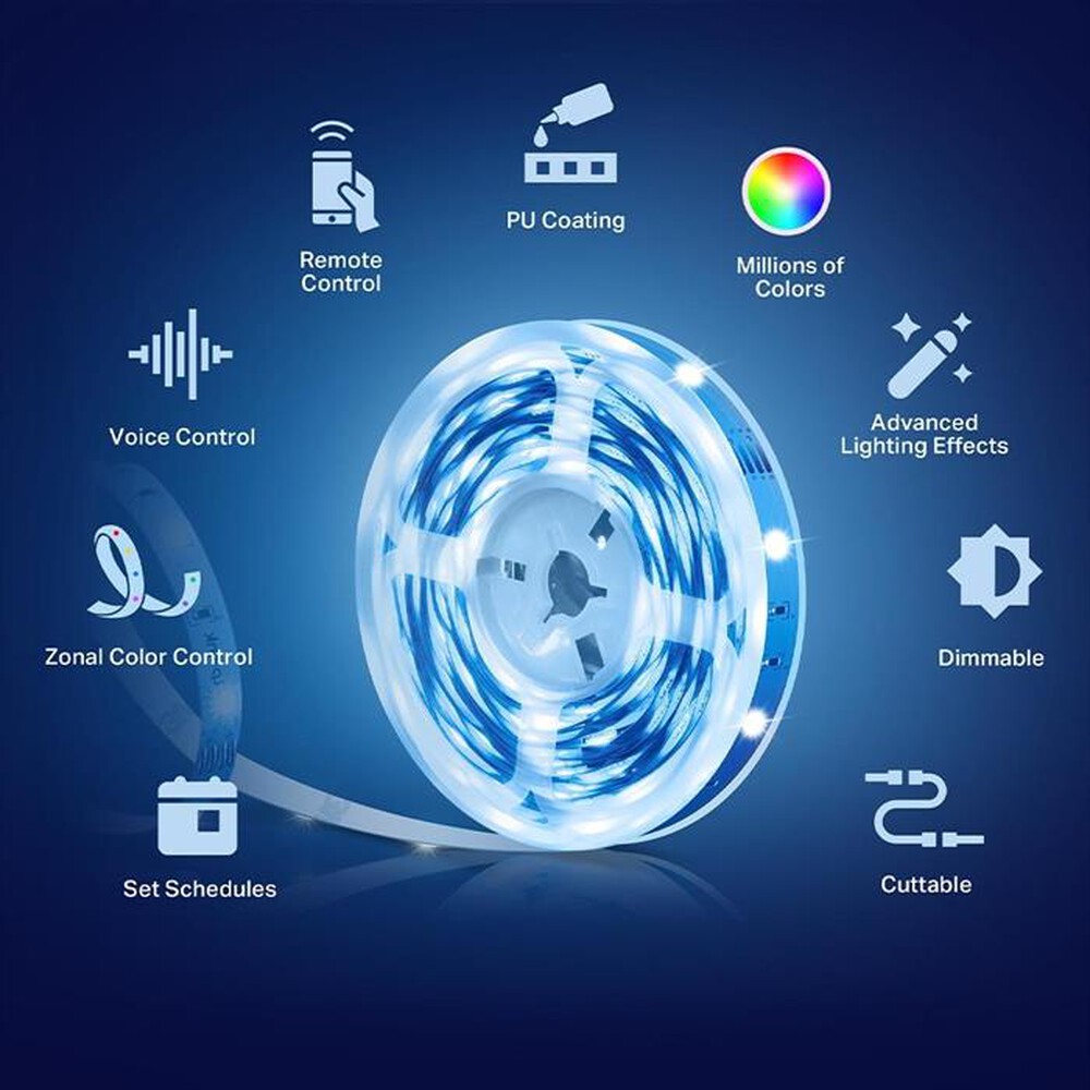 Immagine del prodotto TP-LINK - SMART WI-FI LIGHT STRIP, MULTICOLOR, 5 METERS