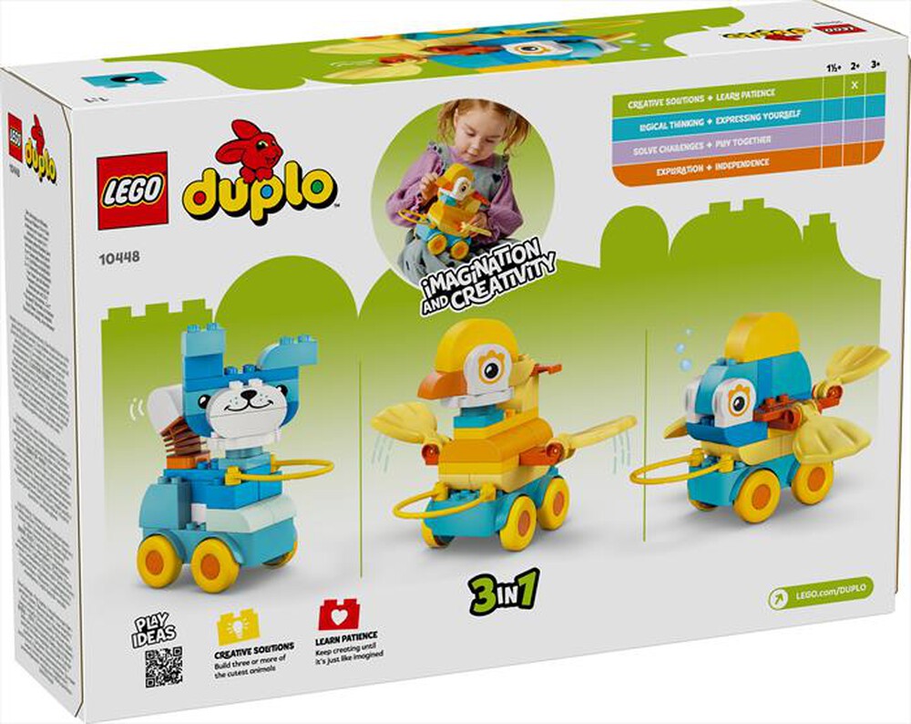 Immagine del prodotto LEGO - DUPLO Town Animali su ruote 3 in 1 10448