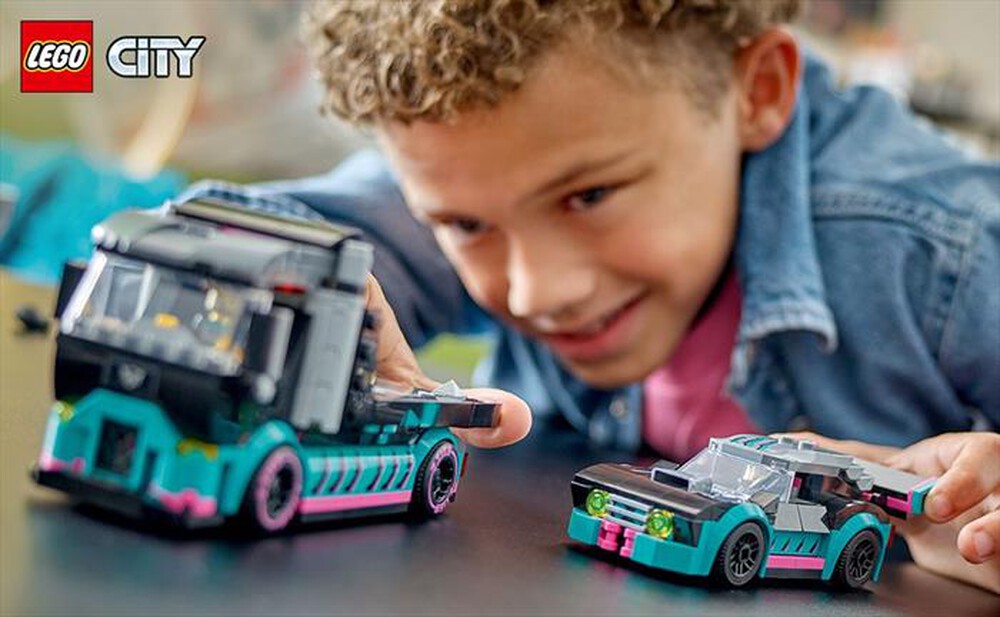 Immagine del prodotto LEGO - CITY Auto da corsa e trasportatore 60406