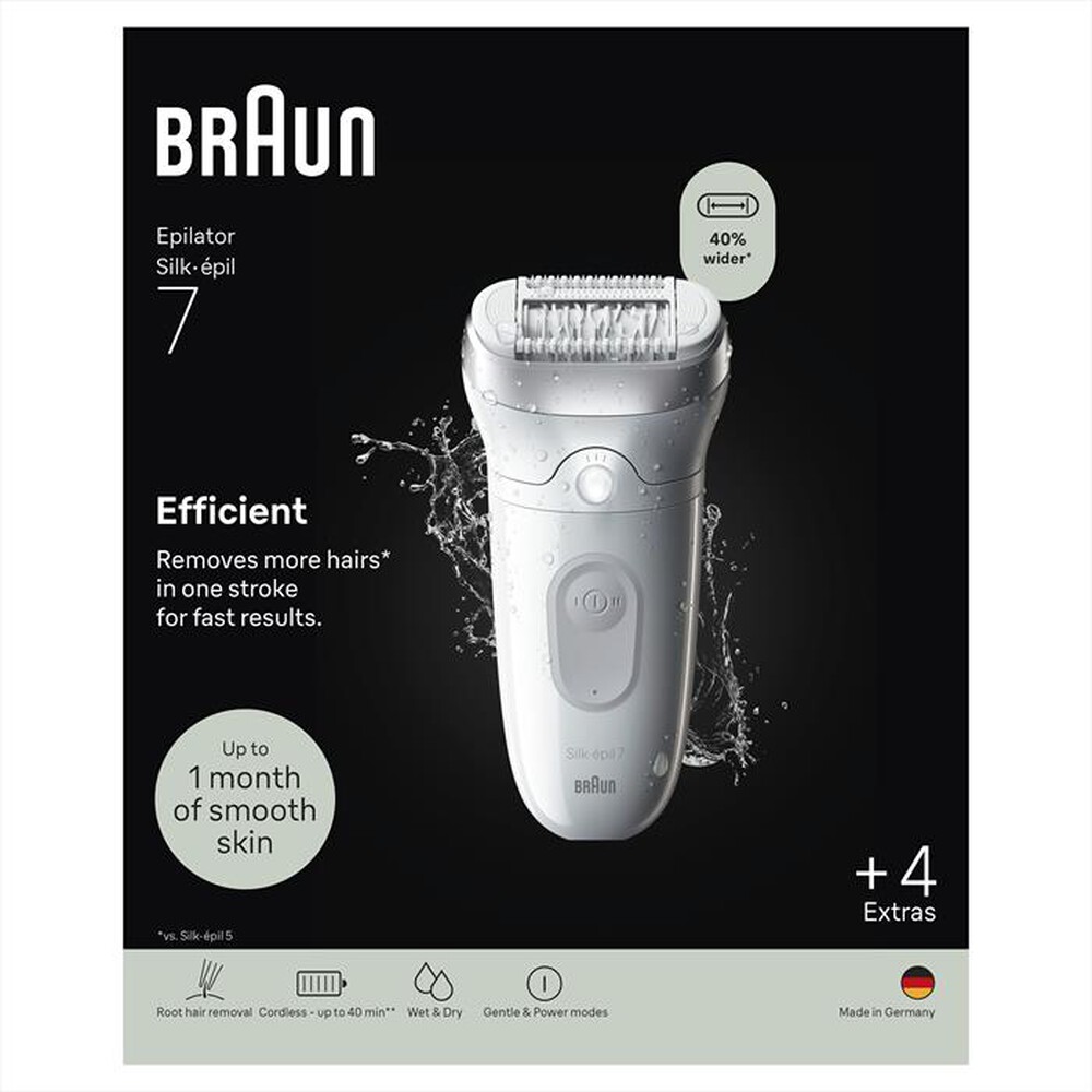 Immagine del prodotto BRAUN - Epilatore Silk &eacute;pil 7 LEGEPIL SE7-041 BOX MN-GRIGIO/ARGENTO