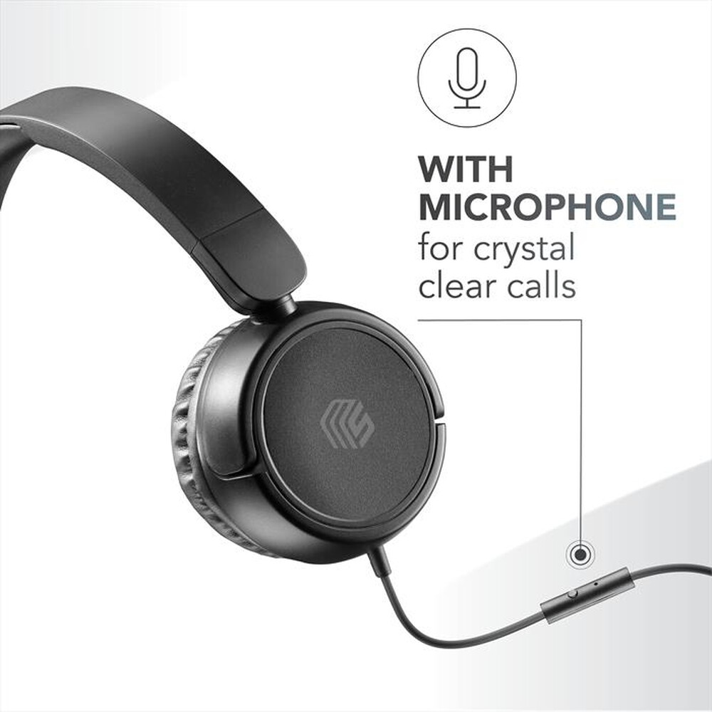 Immagine del prodotto CELLULARLINE - Cuffie a padiglione chiuso MUSICSOUNDFULLCK-Nero