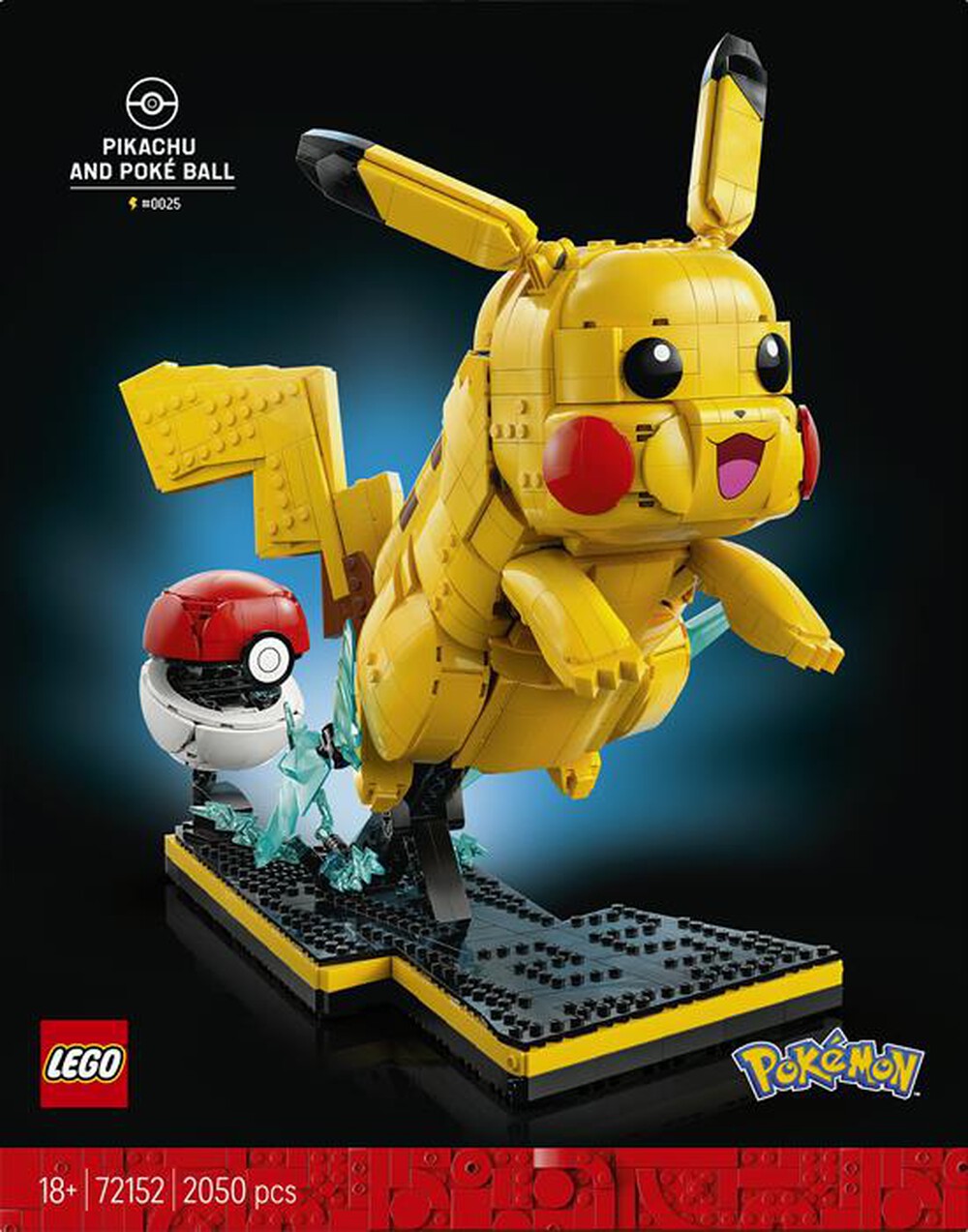 Immagine del prodotto LEGO - POKEMON PIKACHU E POKE' BALL - 72152-Multicolore