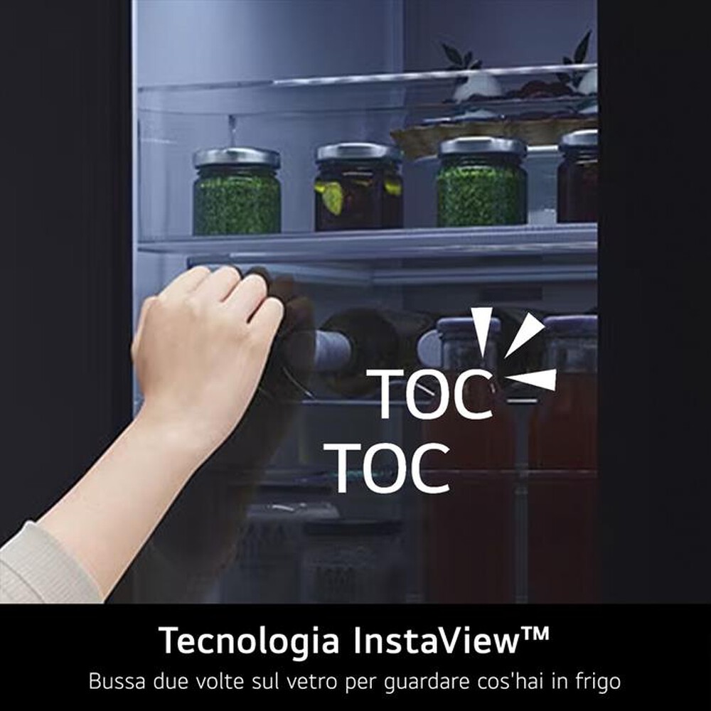 Immagine del prodotto LG - Frigorifero side by side GSGV81EPLL InstaView - E-Black