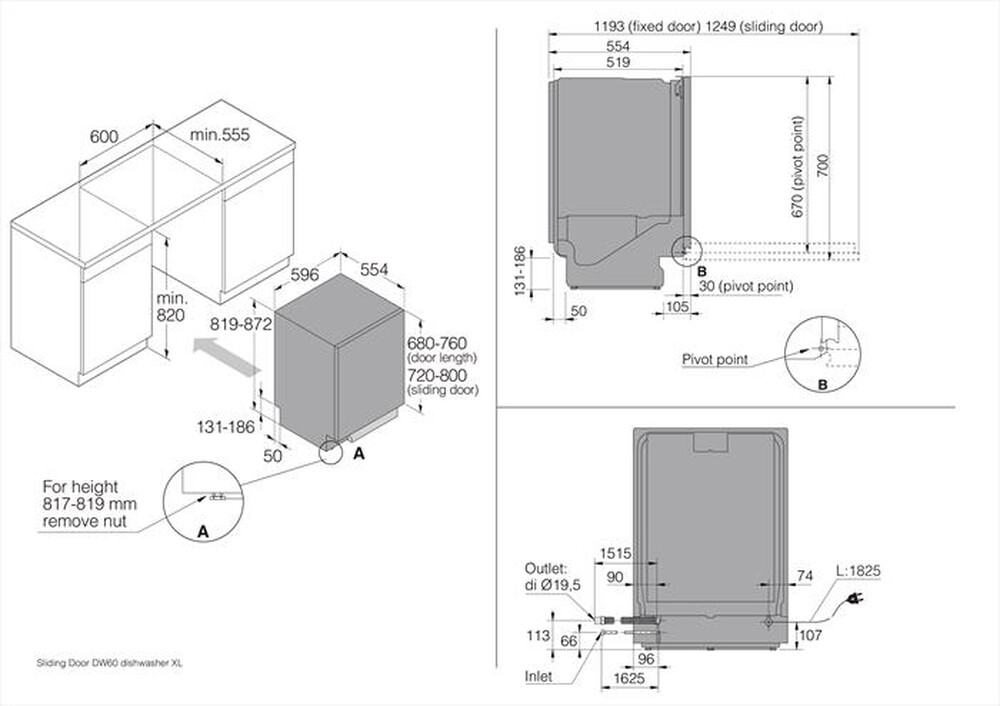 Immagine del prodotto ASKO - Lavastoviglie DSD 533 B Classe C 13 coperti