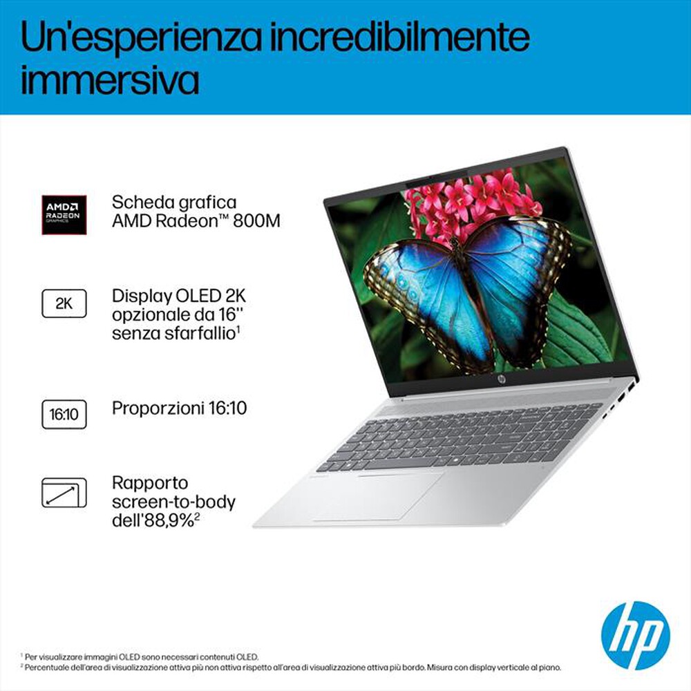 Immagine del prodotto HP - Notebook OMNIBOOK 5 NGAI 16-AG1023NL 16"-Glacier Silver