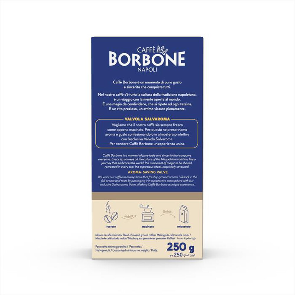 Immagine del prodotto CAFFE BORBONE - GRMACINATO250GR-Blu