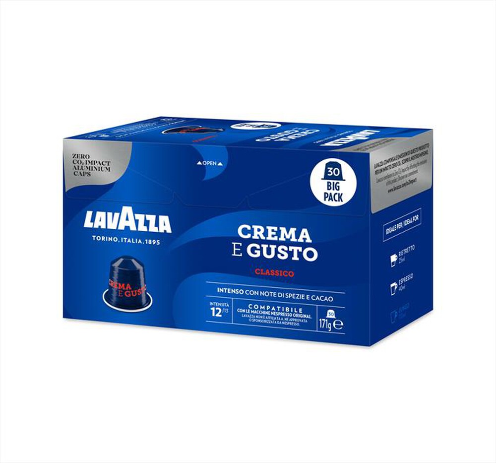 Immagine del prodotto LAVAZZA - Crema & Gusto Classico - 30 caps-Blu
