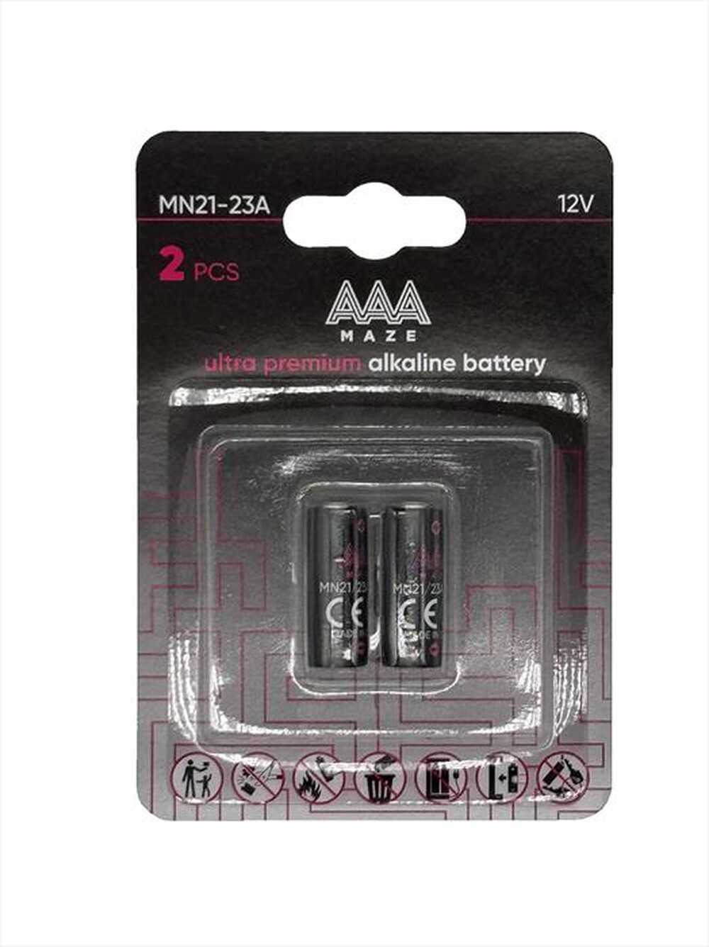 Immagine del prodotto AAAMAZE - PILE ALKALINE ULTRA PREMIUM MN21-23A-Nero
