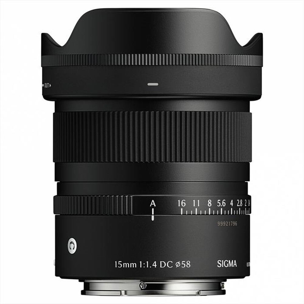 SIGMA - Obiettivo 15/1.4 DC C SONY E-MOUNT-Nero