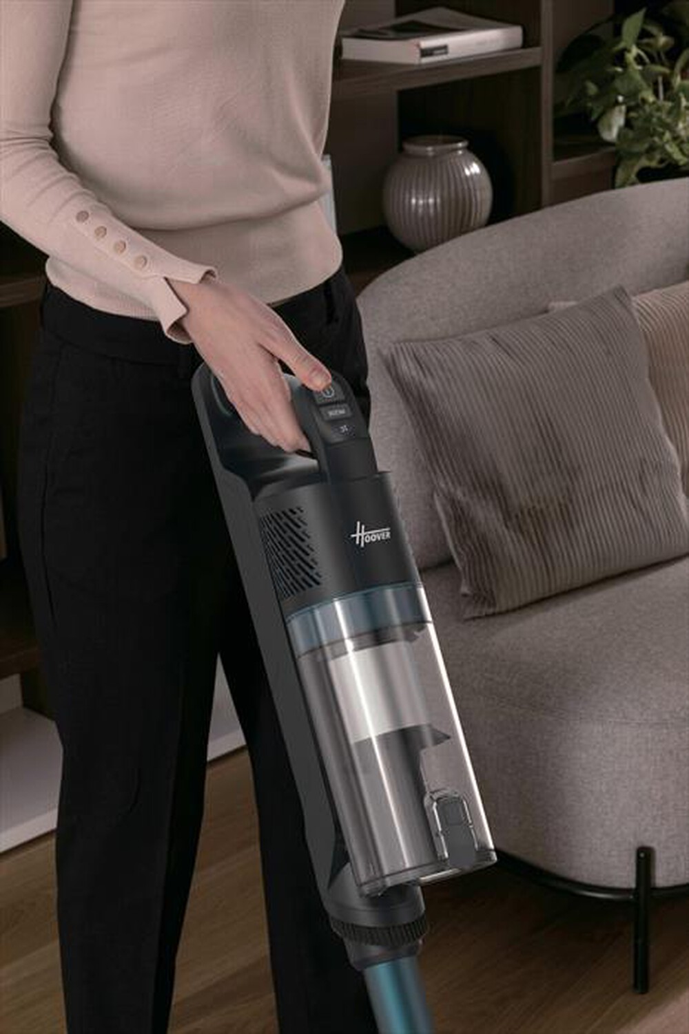 Immagine del prodotto HOOVER - Scopa elettrica HF1M10P 011-Nero, Verde