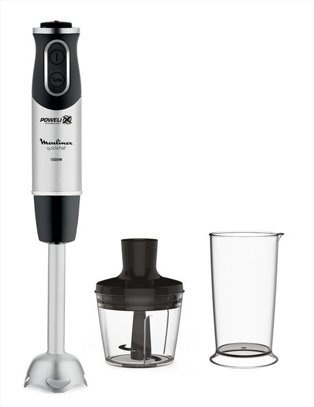 Immagine del prodotto MOULINEX - DD6578 Quickchef 2in1 Frullatore a Immersione-acciaio inox / nero
