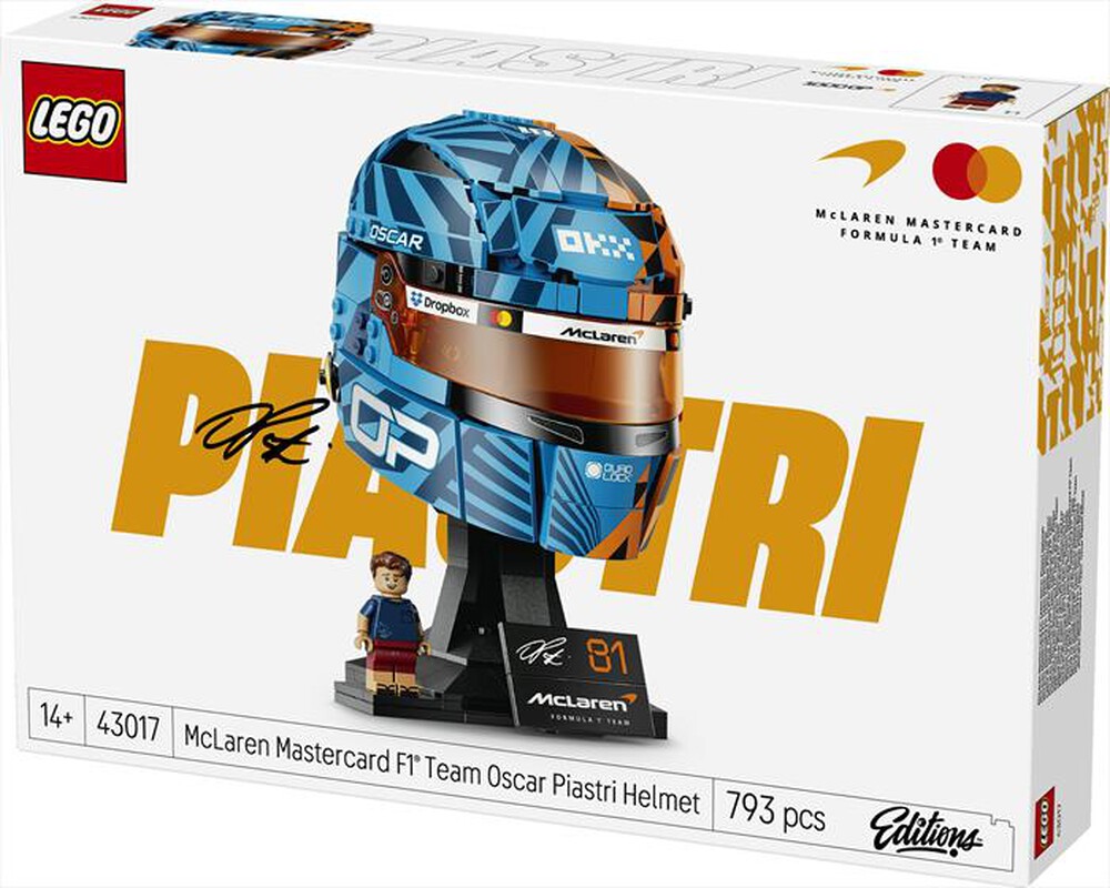 Immagine del prodotto LEGO - EDITIONS Casco di Oscar Piastri McLaren - 43017-Multicolore