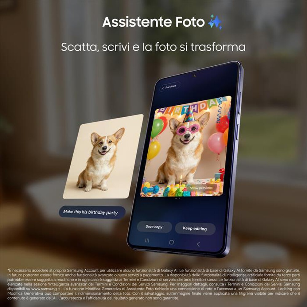 Immagine del prodotto SAMSUNG - Smartphone Galaxy S26 Ultra 256GB/12GB-Cobalt Violet