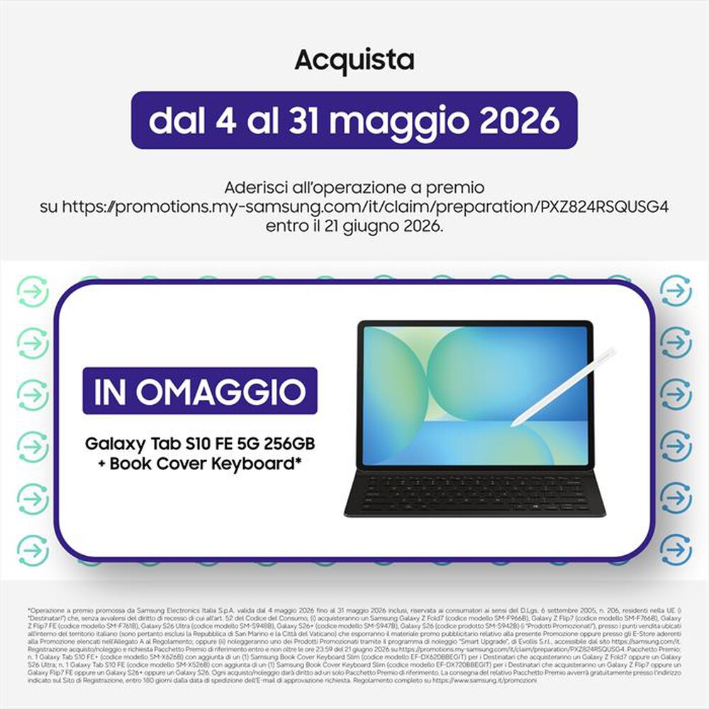 Immagine del prodotto SAMSUNG - Galaxy Z Flip7 12+256GB-Coral Red
