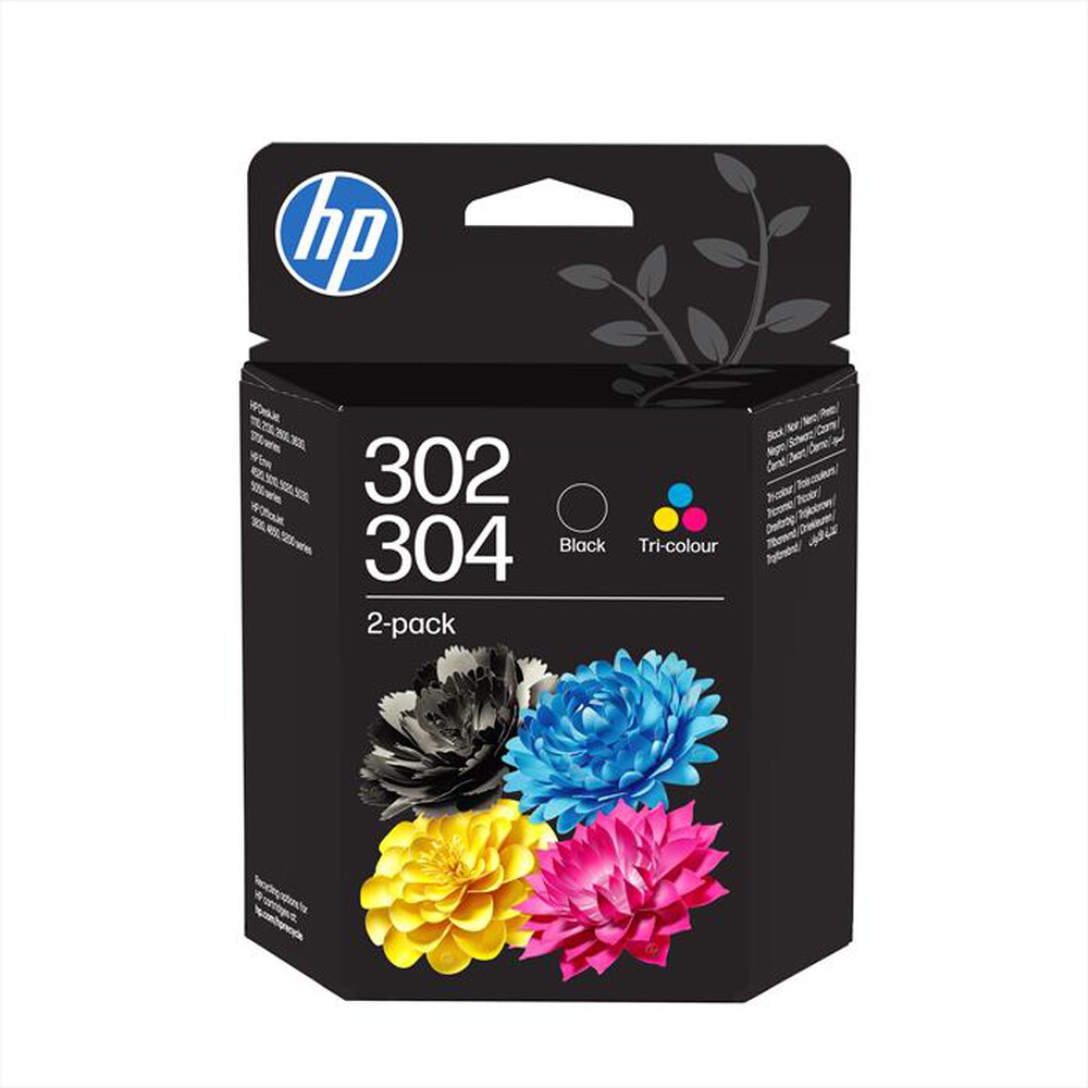 Immagine del prodotto HP - COMBO PACK 2 CARTUCCE NERO E COLORE 302/304-Nero e Tricromia