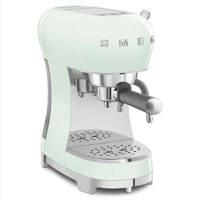 SMEG - Macchina da Caff&egrave; Espresso 50's Style - ECF02PGEU-Verde Pastello LUCIDO