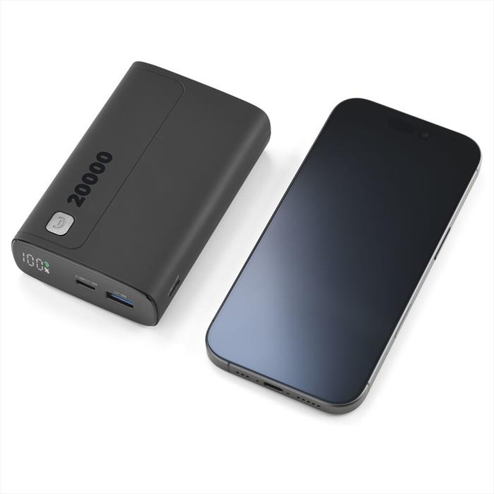 Immagine del prodotto CELLULARLINE - Caricabatterie Portatile PBDISPL01PD20000K-Nero