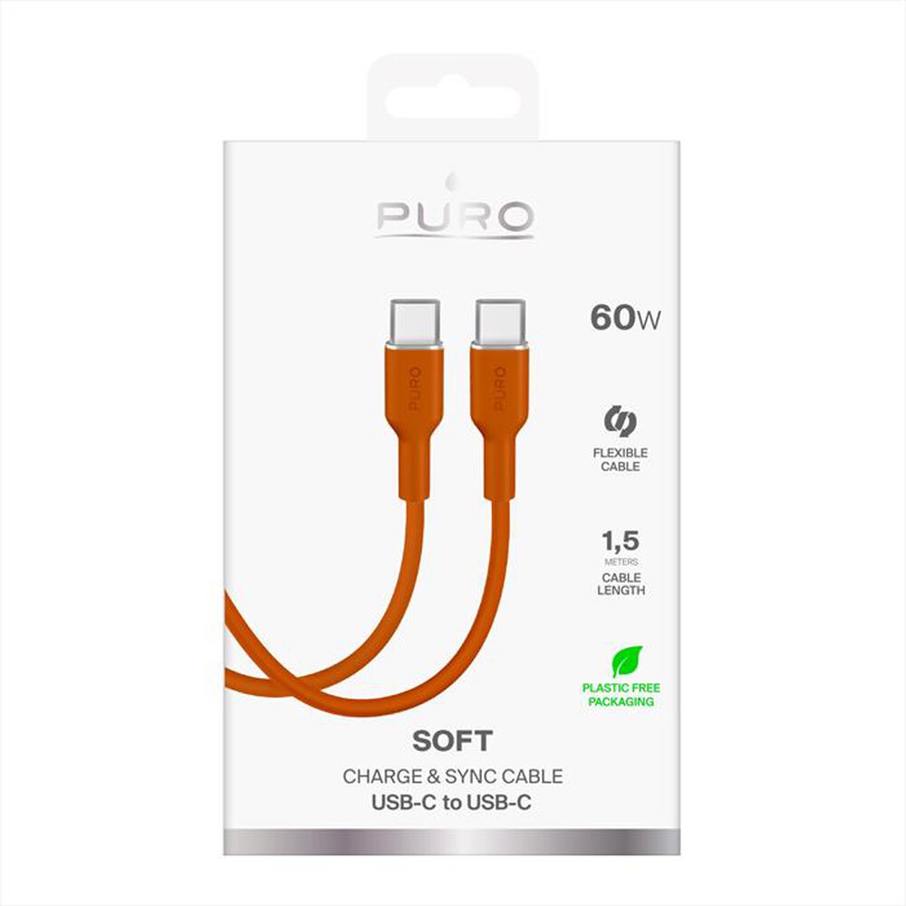 Immagine del prodotto PURO - Cavo ICON da USB-C a USB-C, 1.5m-Arancione