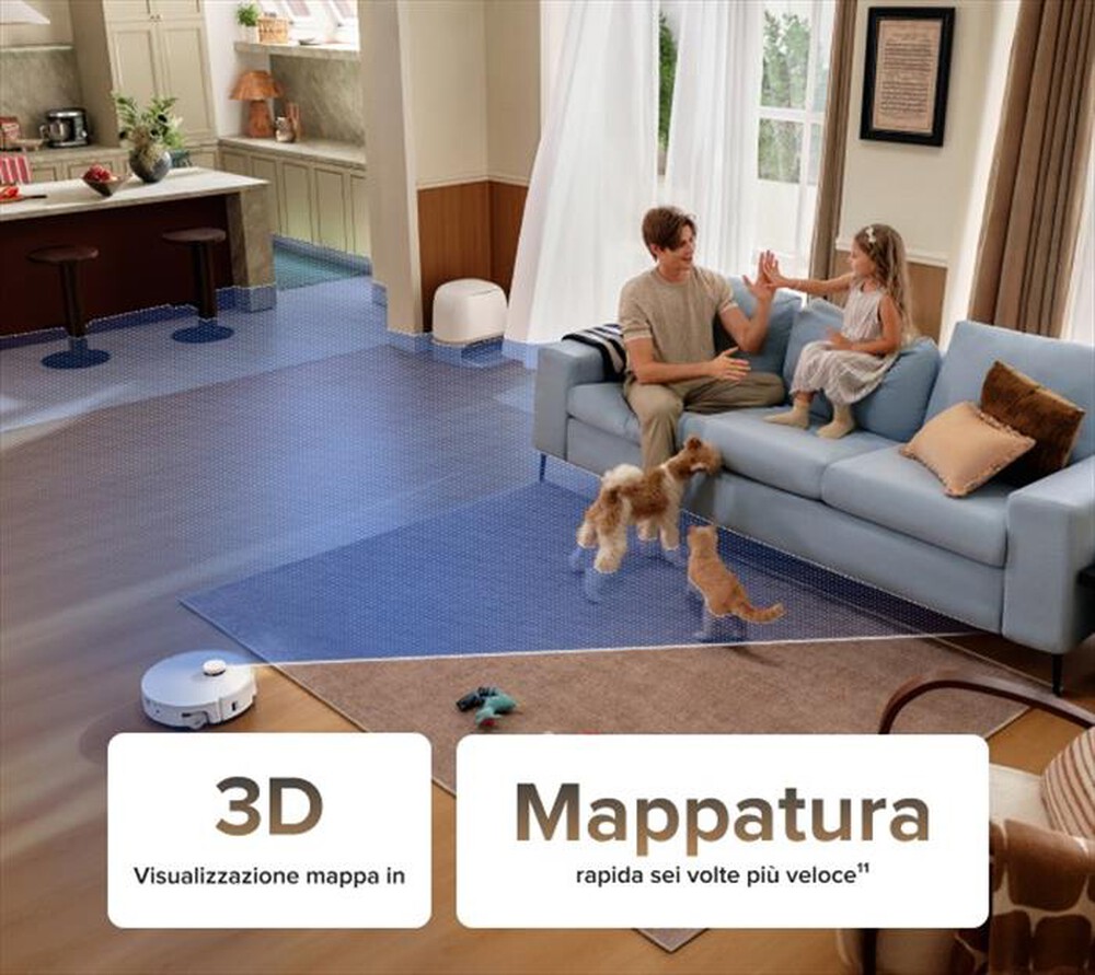 Immagine del prodotto ROBOROCK - Aspirapolvere robot QREVO CURV 2 FLOW X-bianco