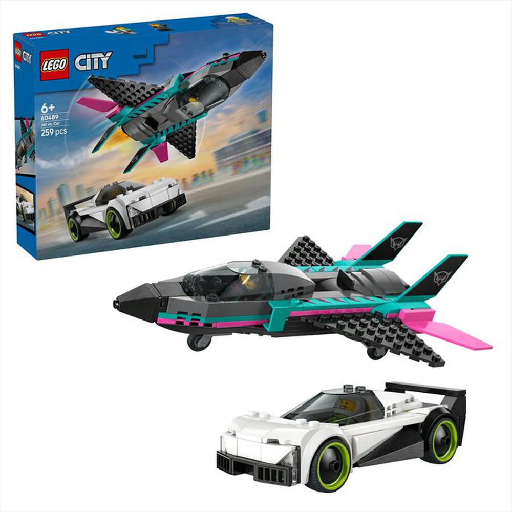 Immagine del prodotto LEGO - CITY Jet contro Auto sportiva - 60489