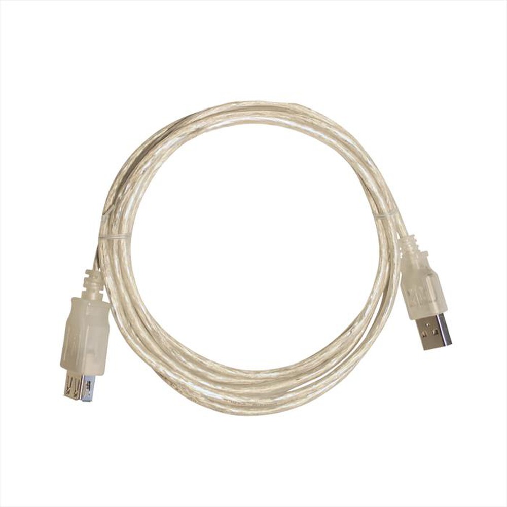 Immagine del prodotto SBS - USB 2.0 comp. extention,pl.A-socket A,1,8m-Trasparente