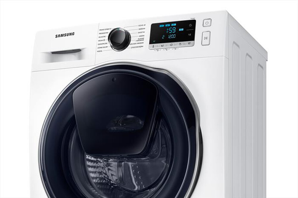 Immagine del prodotto SAMSUNG - Lavatrice slim WW8NK62E0RW/ET 8 Kg Classe C-Bianco obl&ograve; Crystal Gloss Blue