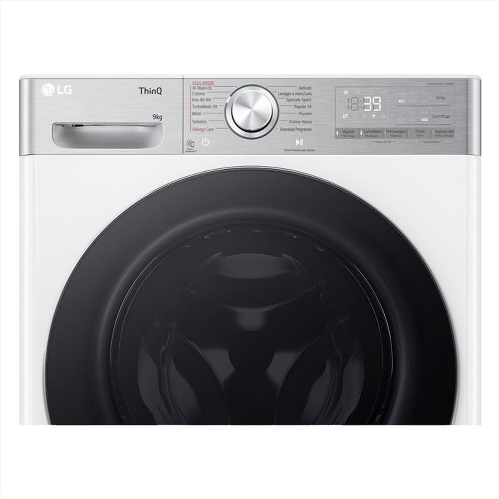 Immagine del prodotto LG - Lavatrice AI DD R9 F4R9009TPWC 9kg Classe A-Bianca