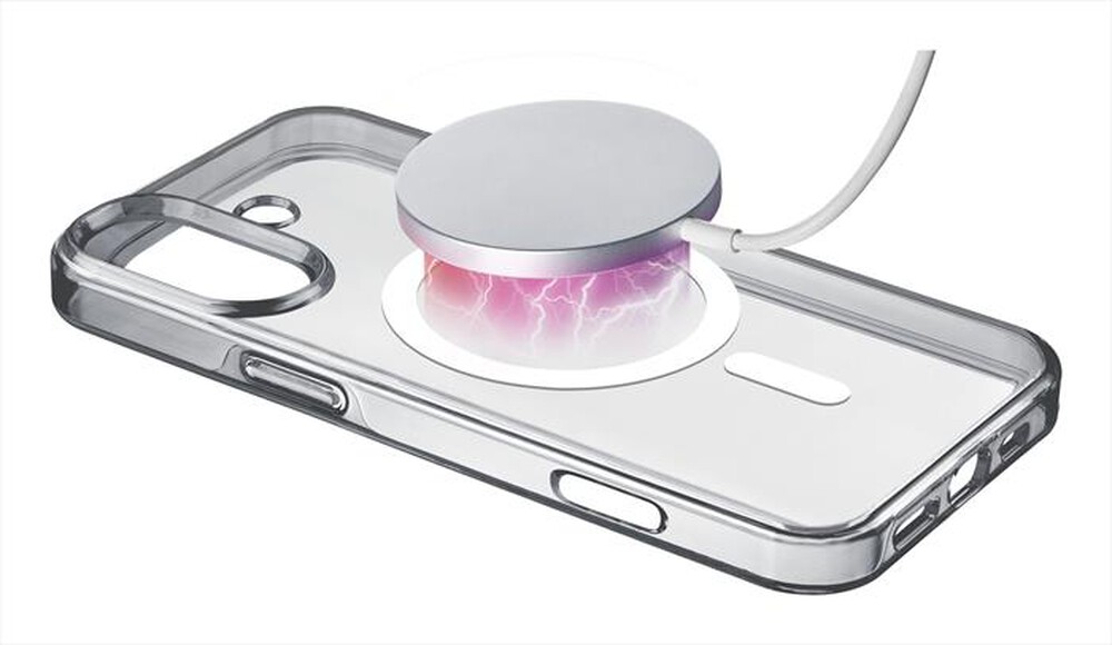 Immagine del prodotto CELLULARLINE - Cover case GLOSS MAG per iPhone16 Plus-Transparent