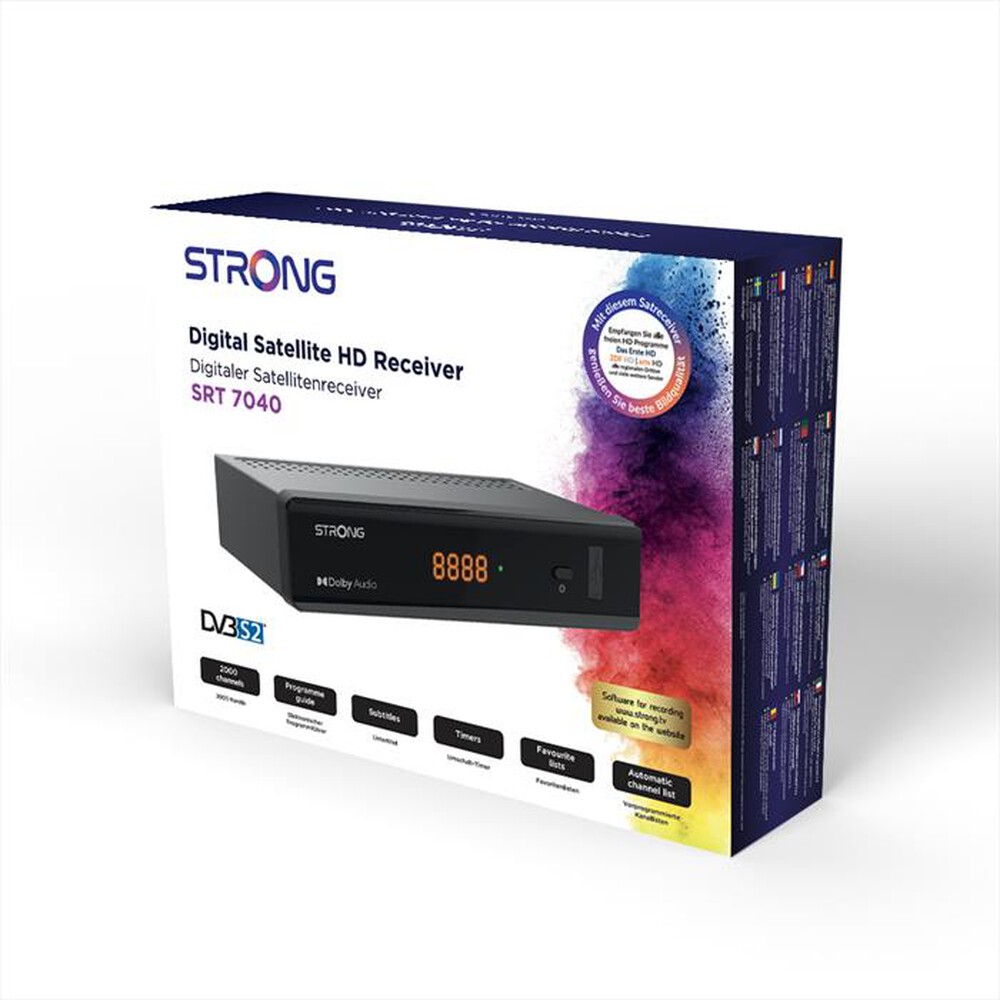 Immagine del prodotto STRONG - Ricevitore satellitare SRT7040-nero