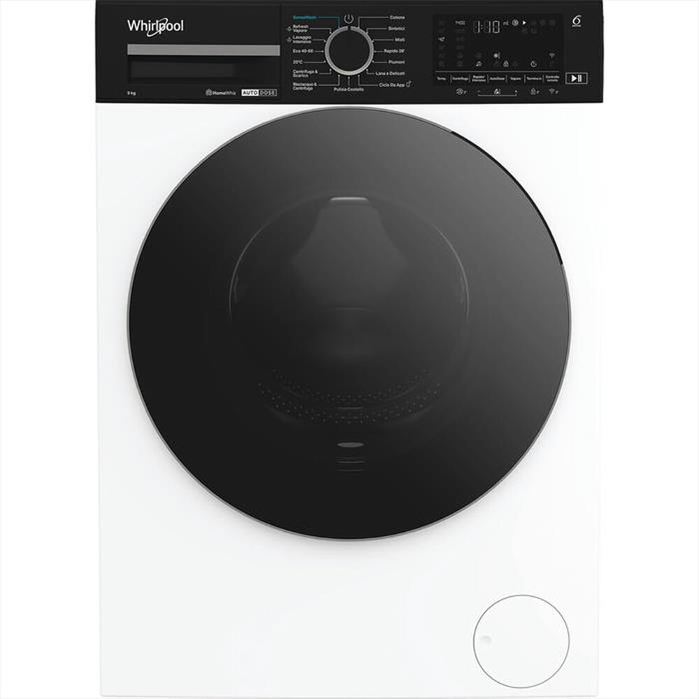 Immagine del prodotto WHIRLPOOL - Lavatrice WPM99WADSIT 9Kg Classe A-Bianco