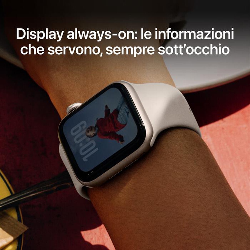 Immagine del prodotto APPLE - Watch SE 3 GPS + Cellular 40mm Alluminio-Sport Band Galassia - S/M