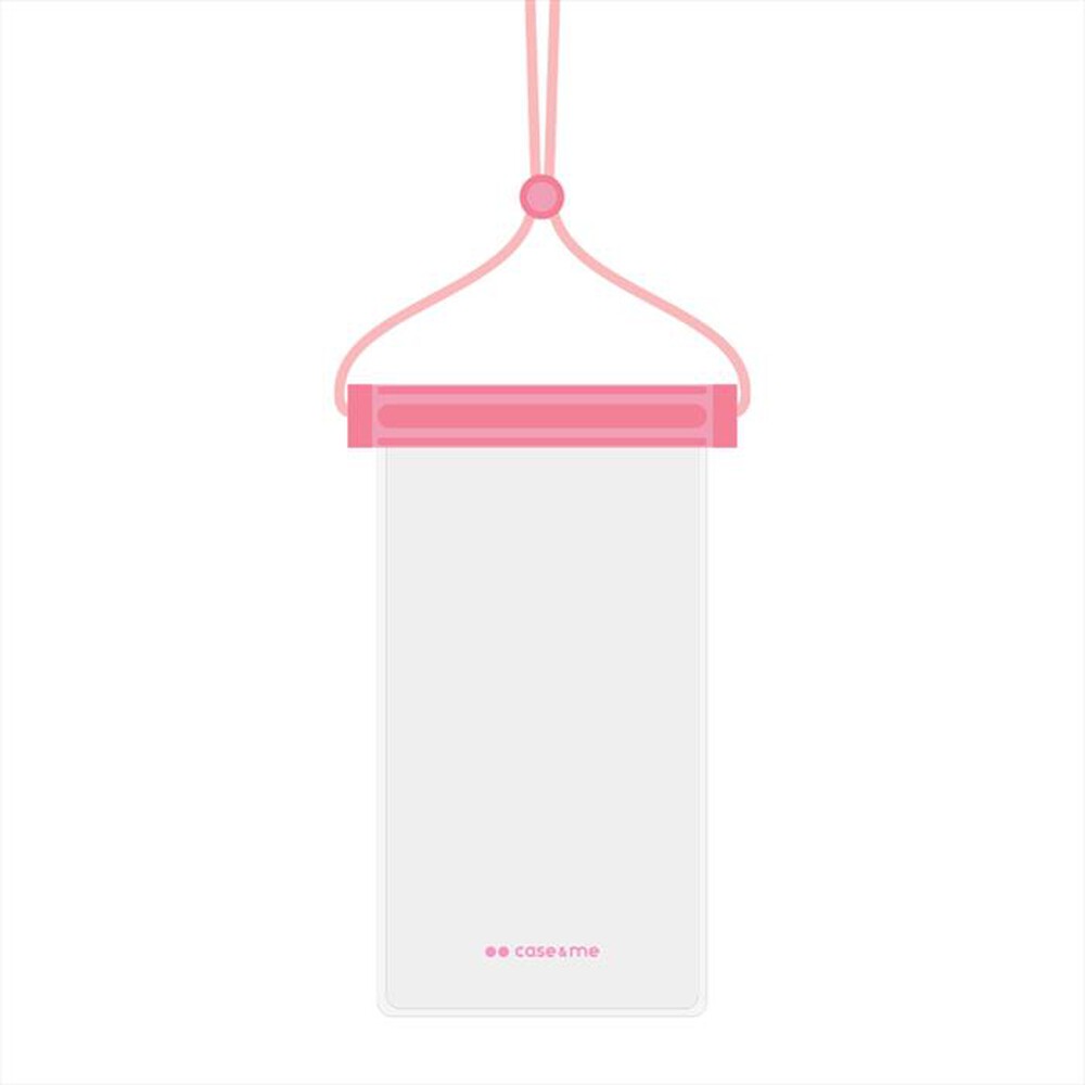Immagine del prodotto CASEME - Water Bag con tracolla trasparente per smartphone-rosa